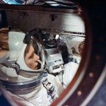 Scott awaits launch inside Gemini VIII.