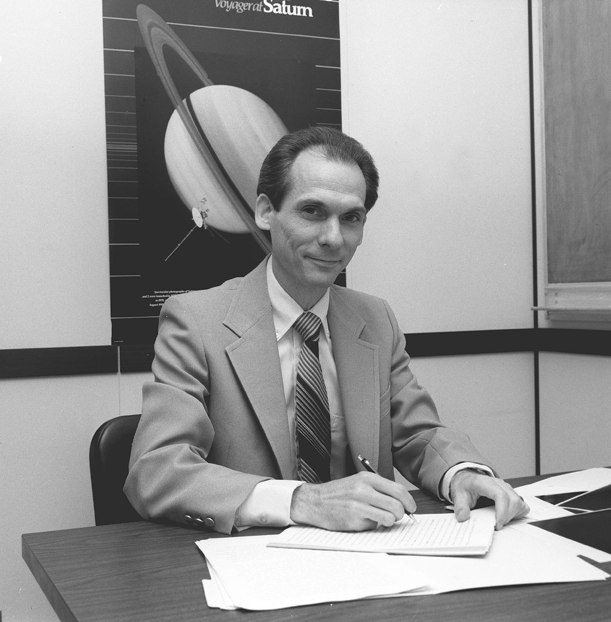 Ed Stone became project scientist for the Voyager mission in 1972, five years before launch, and served in the role for a total of 50 years. During that time, he also served as director of NASA’s Jet Propulsion Laboratory, which manages the Voyager mission for the agency.